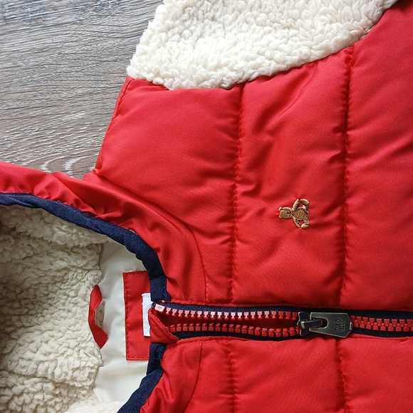 Baby GAP Full Zip Teddy Jacket Size 18 to 24 Months Unisex - Picture 3 of 5
